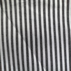 LIGHT COTTON WOVEN BLACK WHITE STRIPE CANDY STRIPE 17945 300x300