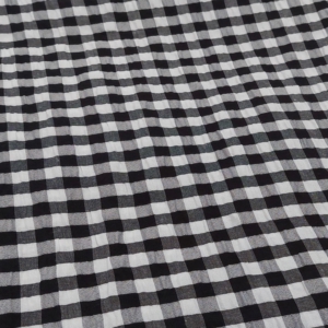 LIGHT POLY WOVEN BLK WHT GINGHAM 16049 300x300