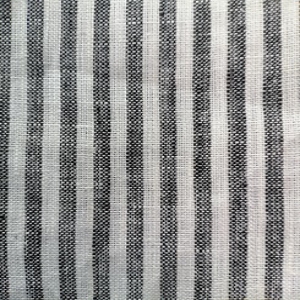 LINEN BLACK WHITE STRIPE LFL047 YD 17945 300x300