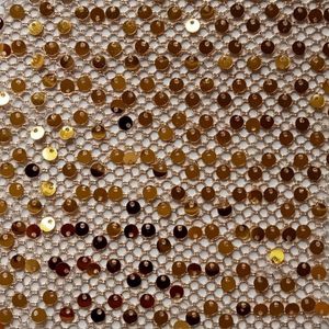 MESH AND CREPE KNITS GOLD SEQUINS MESH SG 08007 300x300