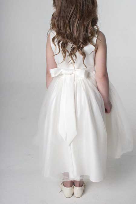 Slider Lifestyle Occasionwear Girls Ivory Dress Kate